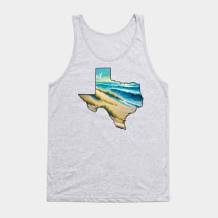 Texas beach Tank Top